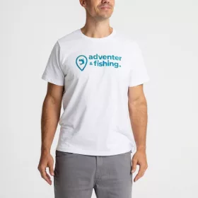 Adventer Tricou cu Mânecă Scurtă White & Bluefin M