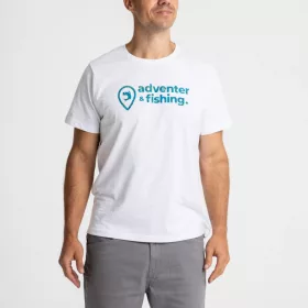 Adventer Tricou cu Mânecă Scurtă White & Bluefin L