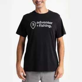 Adventer & Fishing Negru S Tricou cu mânecă scurtă