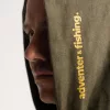 Adventer Pulover hanorac de bumbac Khaki L
