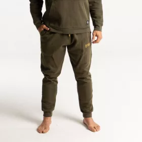 Adventer Pantaloni de trening din bumbac Khaki L