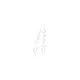 Mikado Bait Screw Transparent 11mm Șurub pentru momeală 10 buc