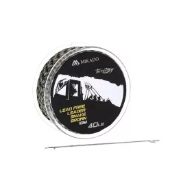   Mikado Leadcore Fără plumb 10m 40lbs Fir de înaintaș împletit