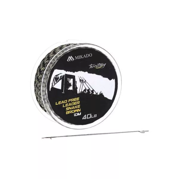 Mikado Leadcore Fără plumb 10m 40lbs Fir de înaintaș împletit