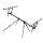 Mikado Carp Fine LineThreeLiner Rod-Pod Suport lansete pentru 3 lansete