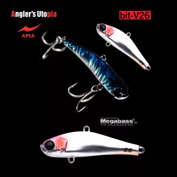 Apia Bit-V26 55mm 26gr 03 Chrome Vobler