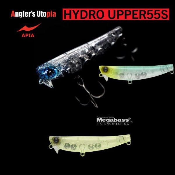 Apia Hydro Upper 55S 55mm 5,5gr 04 Clear Chart Glitter Wobbler
