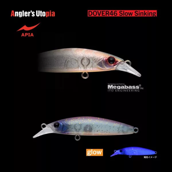 Apia Dover 46 Slow Sinking 46mm 2,3gr 09 Night pale Wobbler