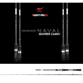   Apia Grandage Naval Seafarer C64M+ Cast 1,93m 10-42gr 2 Segmente Lansetă Spinning