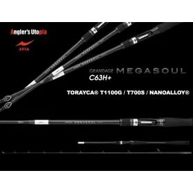   Apia Grandage Naval Megasoul 63H+ Cast 1,905m Max 150gr 2 bucăți Lansetă de spinning