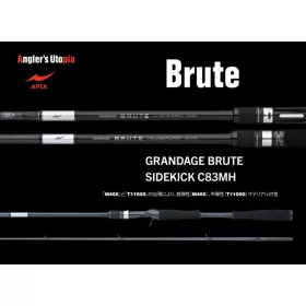   Apia Grandage Brute Sidekick C83MH Cast 2,51m 10-50gr Lansetă de Spinning din 2 Segmente