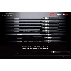   Apia Grandage Legacy Hyper Stynger S-56L-HS 1,67m 0,2-6gr 2 Segmente Lansetă de Spinning
