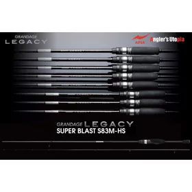   Apia Grandage Legacy Super Blast S83M-HS 2,51m 2-15gr Lansetă de Spinning din 2 Bucăți