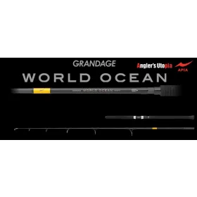   Apia Grandage World Ocean 7614MAX 2,29m Max 250gr Lansetă de spinning din 2 bucăți