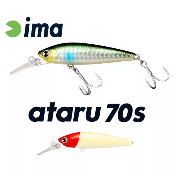 Ima Ataru 70S 7cm 11gr 001 Red Head Wobbler