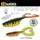 Biwaa Twinpike 15cm 24gr 16 Red Tiger Gumihal 3db