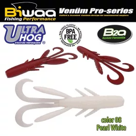 Biwaa Ultra Hog 7,5cm 08 Pearl White Gumi Műcsali 10db