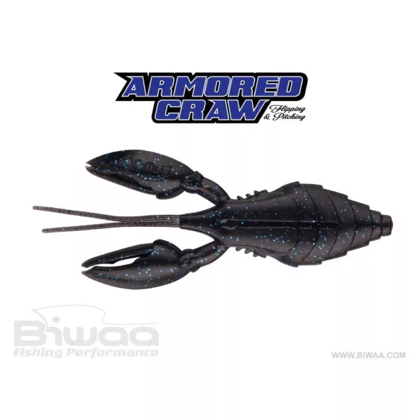 Biwaa Armored Craw 10cm 10 Black & Blue Gumi Műcsali 8db