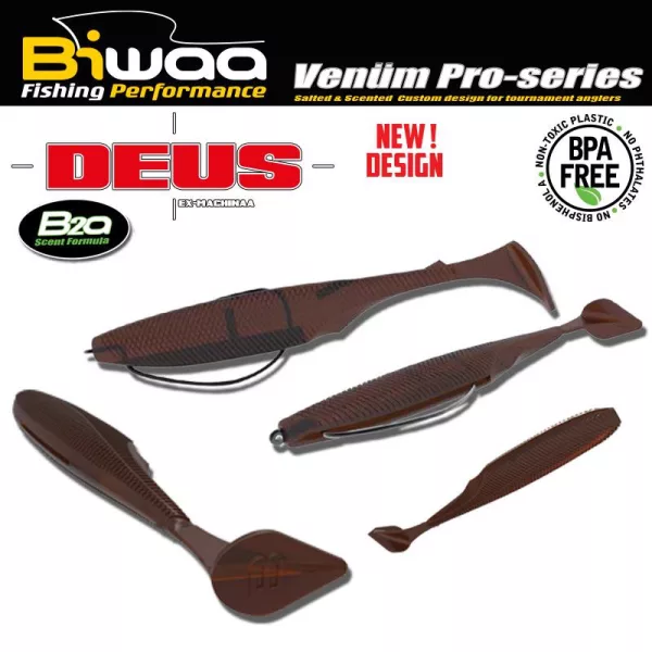 Biwaa Deus 7,5cm 004 Watermelon Red Gumihal 10db