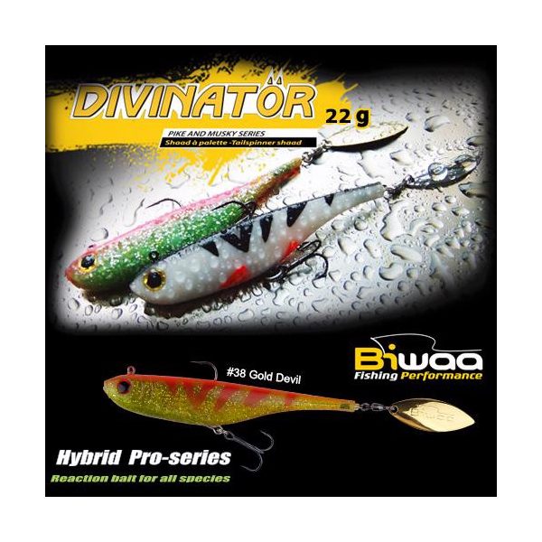 Biwaa Divinator Medium 18cm 35gr 49 Rainbow Spinnertail 1db