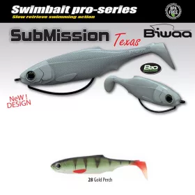 Biwaa Submission 10cm 28 Gold Perch Gumihal 4db