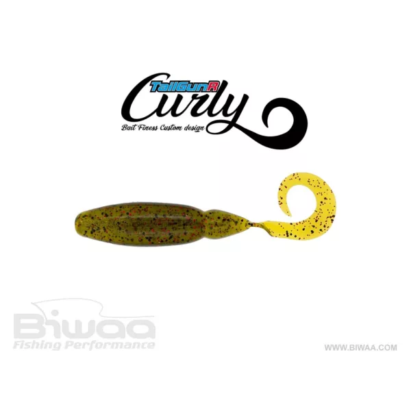 Biwaa Tailgunr Curly 6,3cm 004 Watermelon Red Gumihal 8db