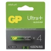 GP Baterie Alcalină Ultra Plus AAA 1,5V 4buc/blister