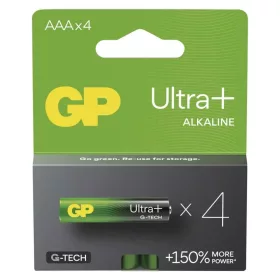 GP Baterie Alcalină Ultra Plus AAA 1,5V 4buc/blister