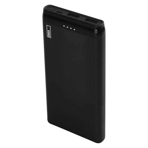 Emos Bancă de energie ALPHA 10S, 10000 mAh, 10 W, Negru
