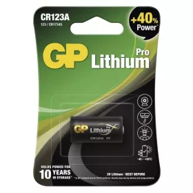 GP Baterie Litiu CR123A 1buc/blister