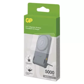 GP Powerbank Q05B, 5000 mAh, 20 W+Wireless, Negru