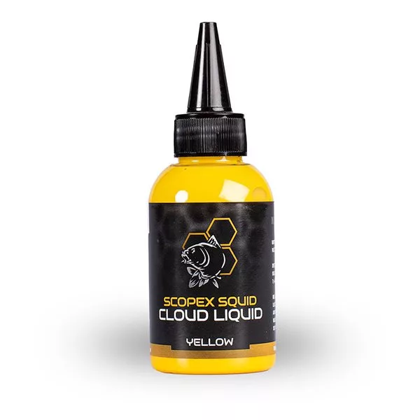 Nash Scopex Squid Cloud Liquid Galben Aromă Lichidă 100ml