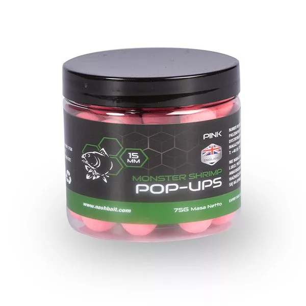 Nash Monster Shrimp Roz 15mm Pop Up 75gr