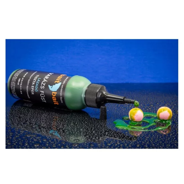 BaitBait Rebel Lichid Fluo Fum Magic Verde Fluo Căpșună Pură Aromă Lichidă 100ml