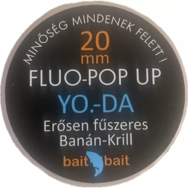 BaitBait Yoda Fluo Pop Up Boilies 20mm 50gr