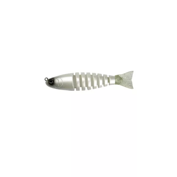 Biwaa STrout Wobbler Alb perlat 90mm - 8gr