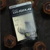 BKK LONE DIABLO CÂRLIG CU UN SINGUR BRAȚ PENTRU RĂPITORI 3/0# 6 BUC/PACHET - Cârlig pentru somn - Cârlig cu barbă, Cârlig cu ochet