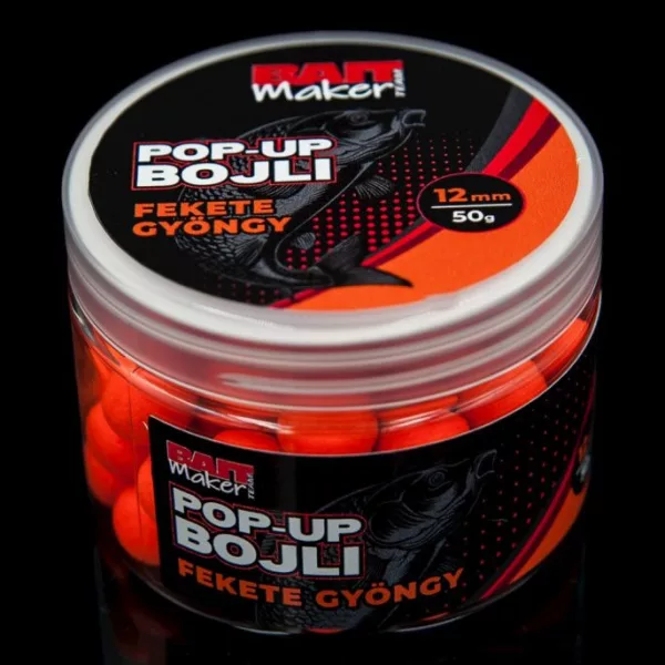 Bait Maker 12mm Pop Up Perla Neagră 50gr