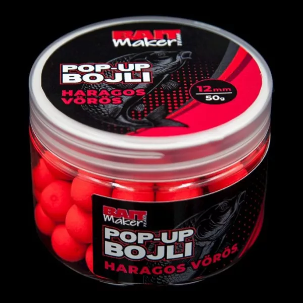 Bait Maker 12mm Pop Up Roșu Intens 50gr