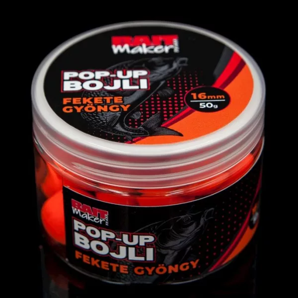 Bait Maker 16mm Pop Up Perla Neagră 50gr