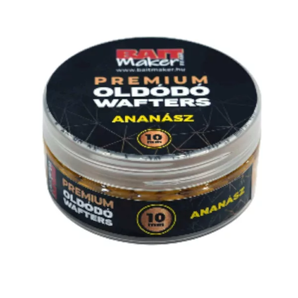 Bait Maker Ananász 10mm Premium Oldódó Wafters 30gr