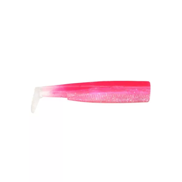 FIIISH 3 buc. corp Black Minnow de 90mm - culoare Fluo Roz Nălucă de plastic