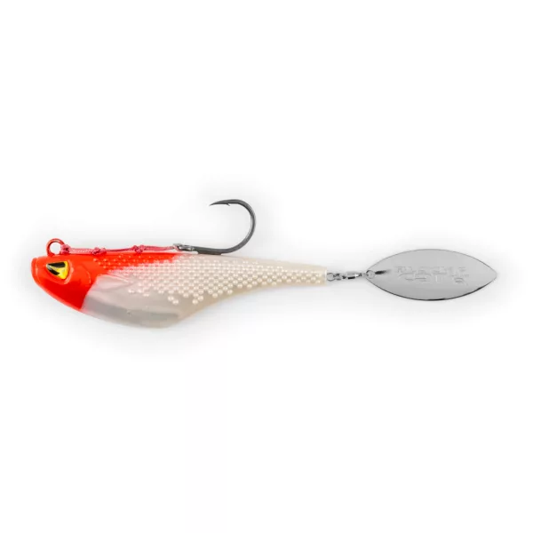 Black Cat Mad Flash Spin Tail Red Head 14cm 82gr Naluca