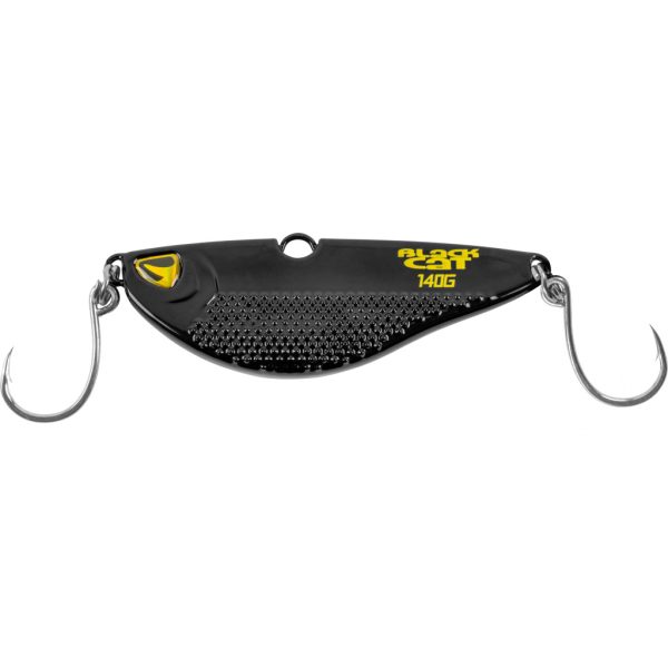 Black Cat Heavy Vibe V Lure Black 140gr Naluică Verticală