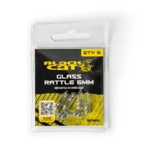   Black Cat Glass Rattle 6mm Clopoțel pentru momeli artificiale 6buc