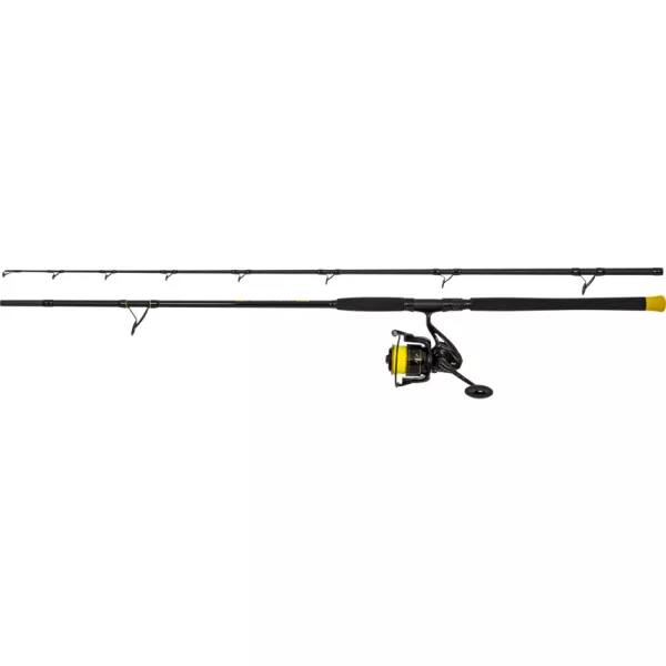 Black Cat Hard Core Combo Allround Rod 2,70m 500gr Lansetă din 2 piese cu mulineta Black Passion FD 80 și fir.