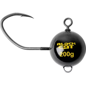 Black Cat Mega Fireball Black DG 10/0 200gr Cap Jig