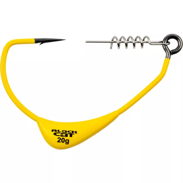 Black Cat Mega Offset Hook 12/0 20gr Cârlig Offset 2buc