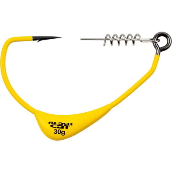 Black Cat Mega Offset Hook 12/0 30gr C&acirc;rlig Offset 2db