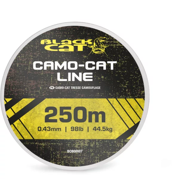 Black Cat Camo-Cat Line 0,43mm 250m Fonott Főzsinór